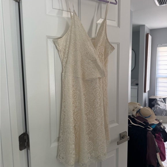 Mossimo Supply Co. Pants - Elegant Cream Lace Romper